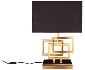 Designová stolní lampa Tulsa zlatá