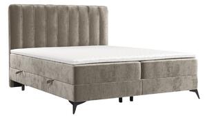 Maison de Rêve Béžová čalouněná postel boxspring AGGAZ 140 x 200 cm