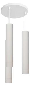 LED Lustr na lanku TUBA 3xGU10/4,8W/230V bílá