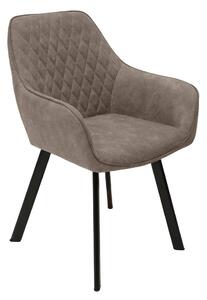 Moderní designová židle Ventura světlehnědá 59cm