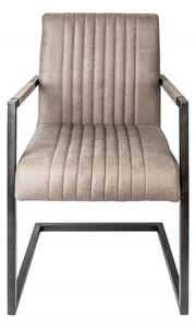Retro designová židle Inspirativní tmavě šedá 90cm