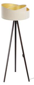 Stojací lampa GALAXY 1xE27/60W/230V krémová/wenge