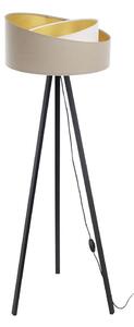 Stojací lampa GALAXY 1xE27/60W/230V béžová/bílá/wenge