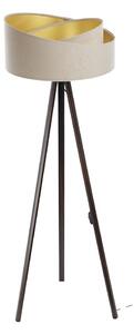 Stojací lampa GALAXY 1xE27/60W/230V béžová/wenge
