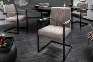 Retro designová židle Inspirativní tmavě šedá 90cm