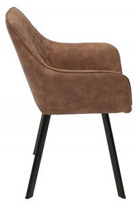 Moderní designová židle Ventura v hnědé barvě 59cm
