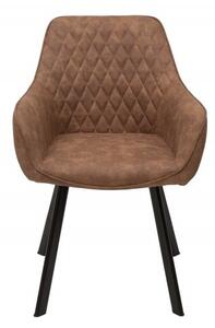 Moderní designová židle Ventura v hnědé barvě 59cm