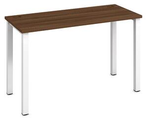 Stůl pracovní rovný 120 cm hl. 60 cm - Hobis Uni UE 1200 Dekor stolové desky: šedá, Barva nohou: černá