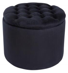 Moderní taburetka Modern Barock černá 50cm