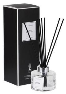 Designový aromatický difuzér Zafra s tyčinkami s vůní santalového dřeva a jasmínu černá 25 cm