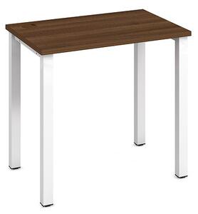 Stůl pracovní rovný 80 cm hl. 60 cm - Hobis Uni UE 800 Dekor stolové desky: akát, Barva nohou: černá