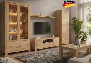 Luxusní obývací sestava z masivu dubu Berlin - 5 ČÁSTÍ