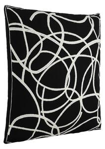 Eglo 420006 - Dekorační polštář CHEVERY 45x45 cm černá/bílá