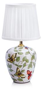 Markslöjd Mansion stolní lampa 1x40 W bílá-vzor 107039