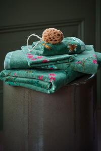 Pip Studio Les Fleurs froté ručník 30x50cm, zelený (froté ručník)