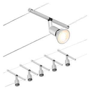 Paulmann 94442 - SADA 5xGU5,3/10W Bodové svítidlo SALT 230V matný chrom