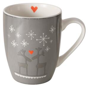 Boltze Home Collections Hrníček Lovelies tmavě šedý