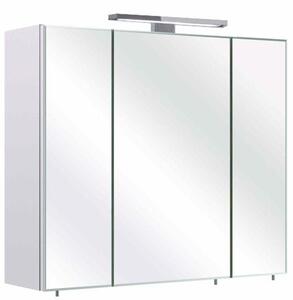 ZRCADLOVÁ SKŘÍŇKA, bílá, 70/60/20 cm Xora - Koupelnové série