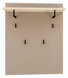 ŠATNÍ PANEL, šedohnědá, barvy dubu, 80/100/30 cm Voleo - Šatní panely
