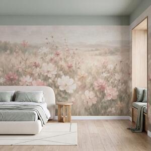 Fototapeta Květinové pole, Květinové fototapety, Populární fototapety - Tapeko.co.cz