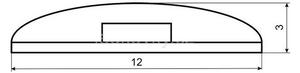 Led pásek FLB6-W-IP65 Long studená bílá 8,6W 24V délka 1m