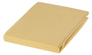 ELASTICKÉ PROSTĚRADLO, jemný žerzej, žlutá, 150/200 cm Estella - Prostěradla, Online Only