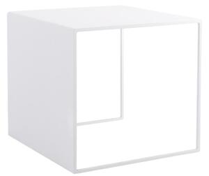 Nordic Design Bílý kovový konferenční stolek Gene 50 x 50 cm