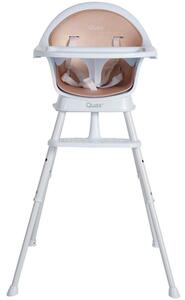 Bílá kovová jídelní židlička Quax Ultimo 62 - 92 cm