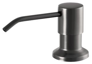 Gamma Simple, dávkovač saponátu pro kuchyňský dřez 400ml, grafitová, GMA-DOZ-GM