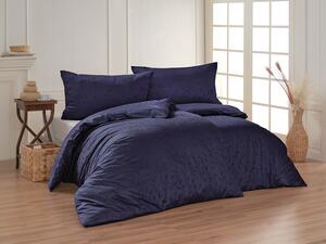 Povlečení Victoria navy modrá Mako damašek DUO SET 2x 140/200, 2x 70/90