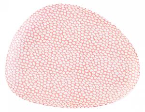 Lunasol - Talíř mělký trojúhelníkový skin / bílý 25,5 cm - Flow (491187)