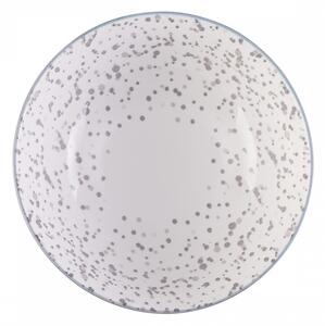 Lunasol - Miska na cereálie bílá / světle-šedá 17,8 cm - Basic (490833)