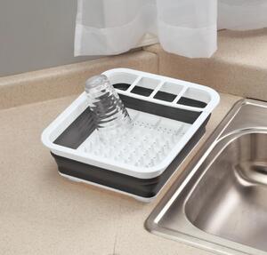 Skládací silikonový odkapávač na nádobí Clean