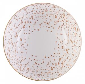 Lunasol - Miska na cereálie bílá / champagne 17,8 cm - Basic (490834)