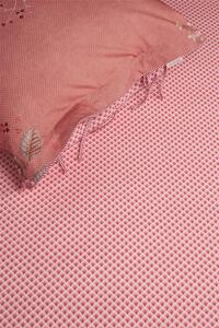 Pip Studio prostěradlo Suki, 160x200cm, bavlněný perkál, růžové (Luxusní růžové prostěradlo)