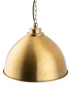 Industriální závěsná lampa Joy ve zlatém provedení s konstrukcí z kovu 115cm