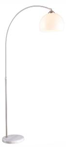 Globo Lighting Newcastle stojací lampa 1x40 W bílá-satén-mramorová 58227