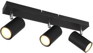 Globo Lighting Robby stropní světlo 3x35 W černá-chrom 57911-3B
