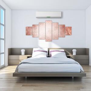 Obraz - Růžová mandala (210x100 cm)