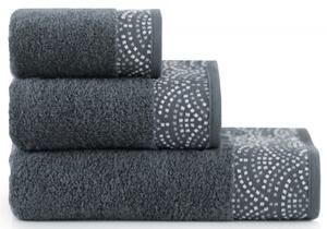 Egyptská bavlna ručníky a osuška Fabiano - tmavě šedá Velikost: osuška 70 x 140