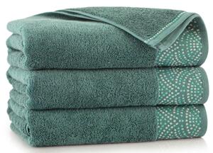 Egyptská bavlna ručníky a osuška Fabiano - smaragdová Velikost: ručníček 30 x 50