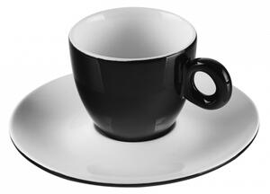 Lunasol - Podšálek na espresso černý 12,5 cm - RGB (451613)