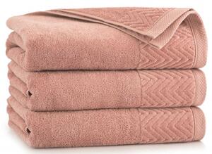 Egyptská bavlna ručníky a osuška Loira - starorůžová Velikost: osuška 70 x 140