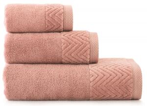 Egyptská bavlna ručníky a osuška Loira - starorůžová Velikost: ručníček 30 x 50