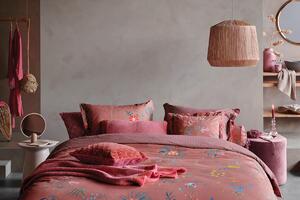 Pip Studio povlečení Fleur Grandeur, růžová, 200x200 +2x 70x90cm, bavlněný perkál (Luxusní perkálové povlečení na francouzskou postel)