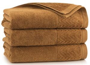 Egyptská bavlna ručníky a osuška Loira - světle hnědá Velikost: ručníček 30 x 50