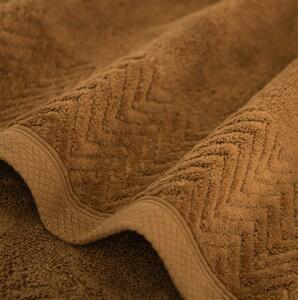 Egyptská bavlna ručníky a osuška Loira - světle hnědá Velikost: ručník 50 x 90