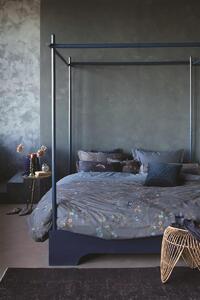 Pip Studio povlečení Kawai Flower Blue, 200x200 + 2x70x90, bavlněný perkál (Luxusní perkálové povlečení na francouzskou postel)