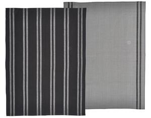 -25 % Dny MOMENTI– Södahl Sada dvou černých bavlněných utěrek Soft 70 x 50 cm