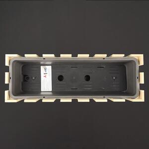 AMADEA Dřevěný obal na truhlík, 62x21,5x18cm Český výrobek